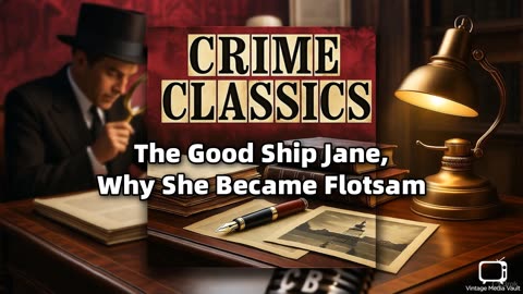 Crime Classics - The Good Ship Jane, Why She Became Flotsam | Classic True Crime Radio
