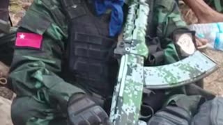 🛸🔫 Myanmar War | Rebels Ambush Junta Minivan in Chauk Township | RCF