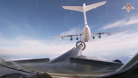 14 hours of flight of Tupolev Tu-95MS on neutral waters