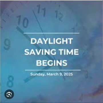 Today is daylight saving time begins 03/9/25