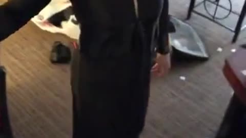 Crossdresser Katy in Fluffy Slippers