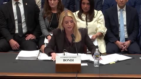 Bondi: No Democrat Asked Merrick Garland in Four Years About Jeffrey Epstein