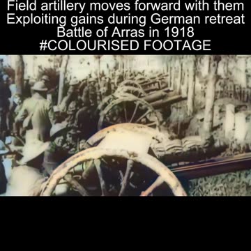 British forces advance rapidly with field artiller