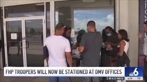 #3X Florida Highway Patrol Stationed At Florida DMV To Enforce Immigration Law