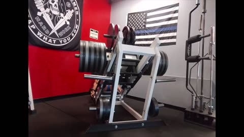 That last set: 1080 lbs Leg Press. At Age 72
