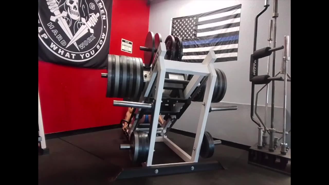 That last set: 1080 lbs Leg Press. At Age 72