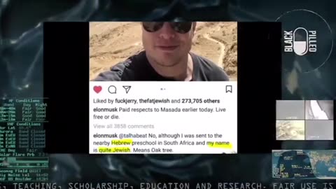 Musk | Connected to Jew New World Order and WEF
