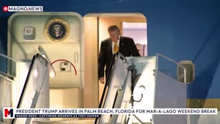 🇺🇸 President Donald Trump Lands in Palm Beach, Florida ahead of Mar-a-Lago Weekend Break [LIVE]