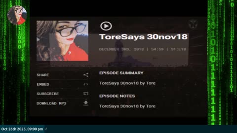 Tore Says Show |Sparking your memory!