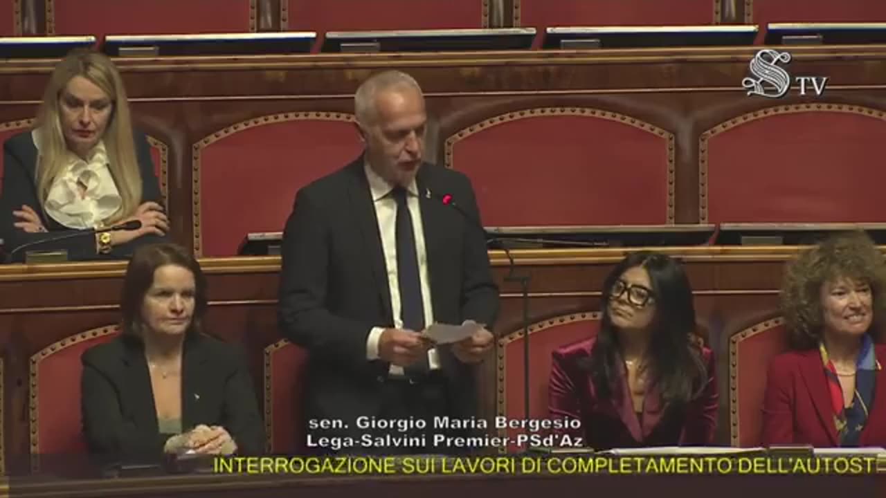 Salvini - Intervento in Senato (13.03.25)