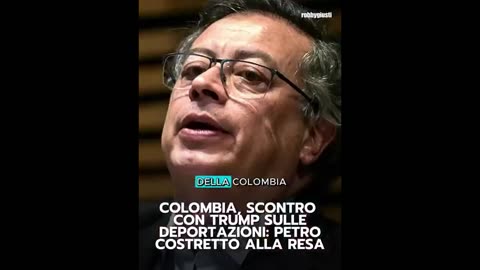 Robby Giusti - MA QUALE EROE PROGRESSISTA... La COLOMBIA SI ARRENDE A TRUMP (27.01.25)