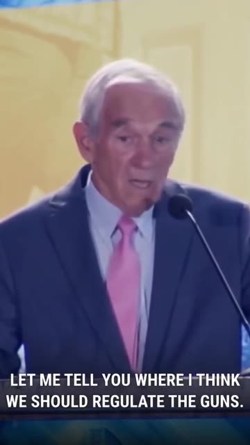 Politics - 2026 The Real President And Patriot Ron Paul 2A On Gun Rights Controll GOAT