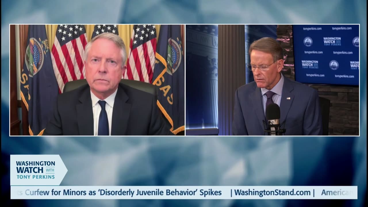 Sen. Roger Marshall joins Washington Watch with Tony Perkins