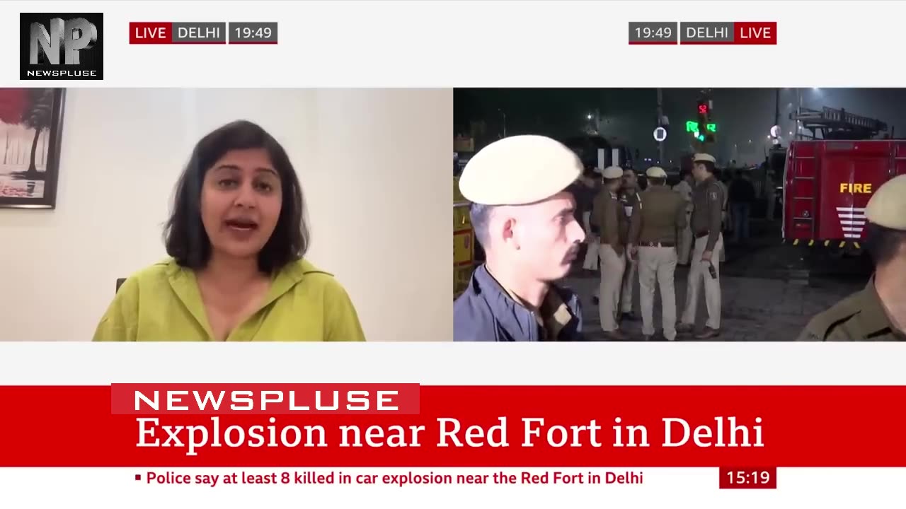 “Car Explosion Near Delhi’s Red Fort – Multiple Casualties”