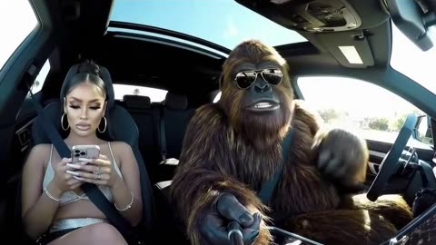 When you find out Ashley isn’t who you thought… 😂💀 Bigfoot’s outta here! #Bigfoot #VEO3