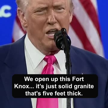 TRUMP AND ELON...TO FORT KNOX