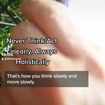 SHORT: Never Think/Act In A Straight Line, Always Interconnectedly