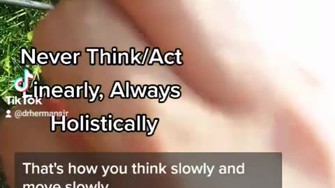 Video Short: Never Think/Act In A Straight Line, Always Interconnectedly