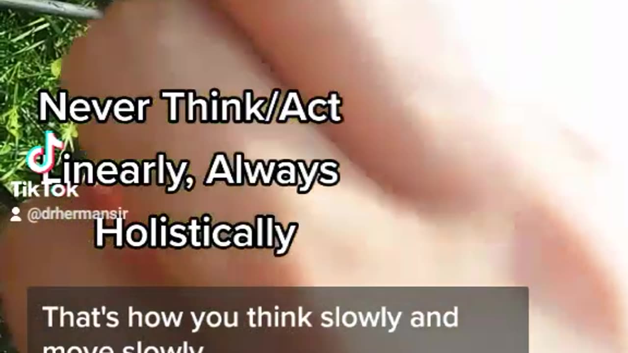 SHORT: Never Think/Act In A Straight Line, Always Interconnectedly