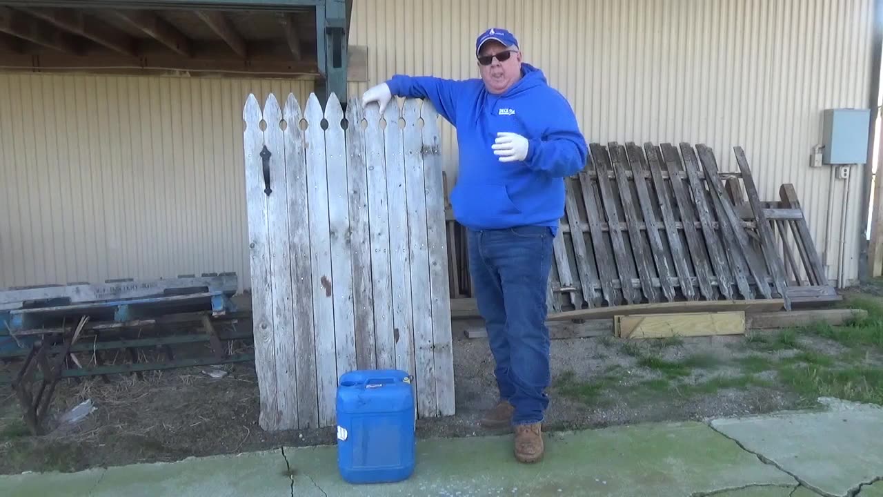 Don't You or Your Contractors Destroy Your Wood Surfaces Using Bleach! (Sorry about the Wind)