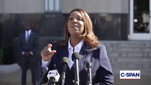 📌 NY AG Letitia James after pleading not-guilty in court