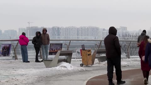 Russia halts strikes on Kyiv, but kids train in freezing gyms