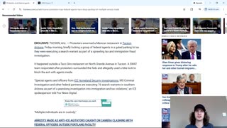 Leftists Terrorize Federal Agents Performing ICE Raids In Tucson