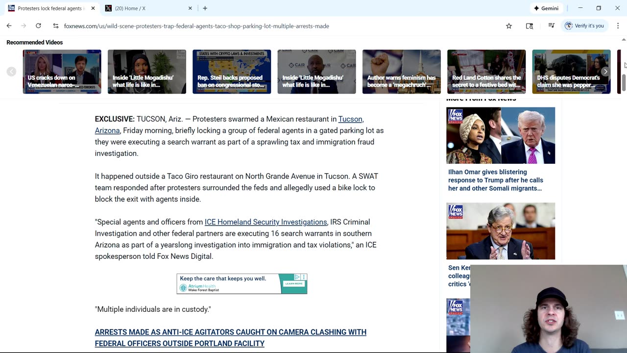 Leftists Terrorize Federal Agents Performing ICE Raids In Tucson