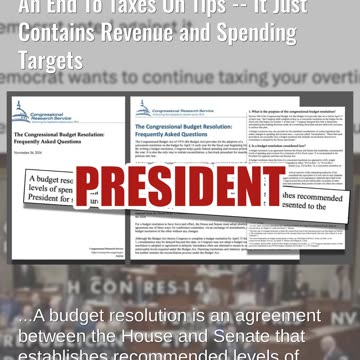 Fact Check: February 2025 GOP Budget Resolution Does NOT Include An End To Taxes On Tips