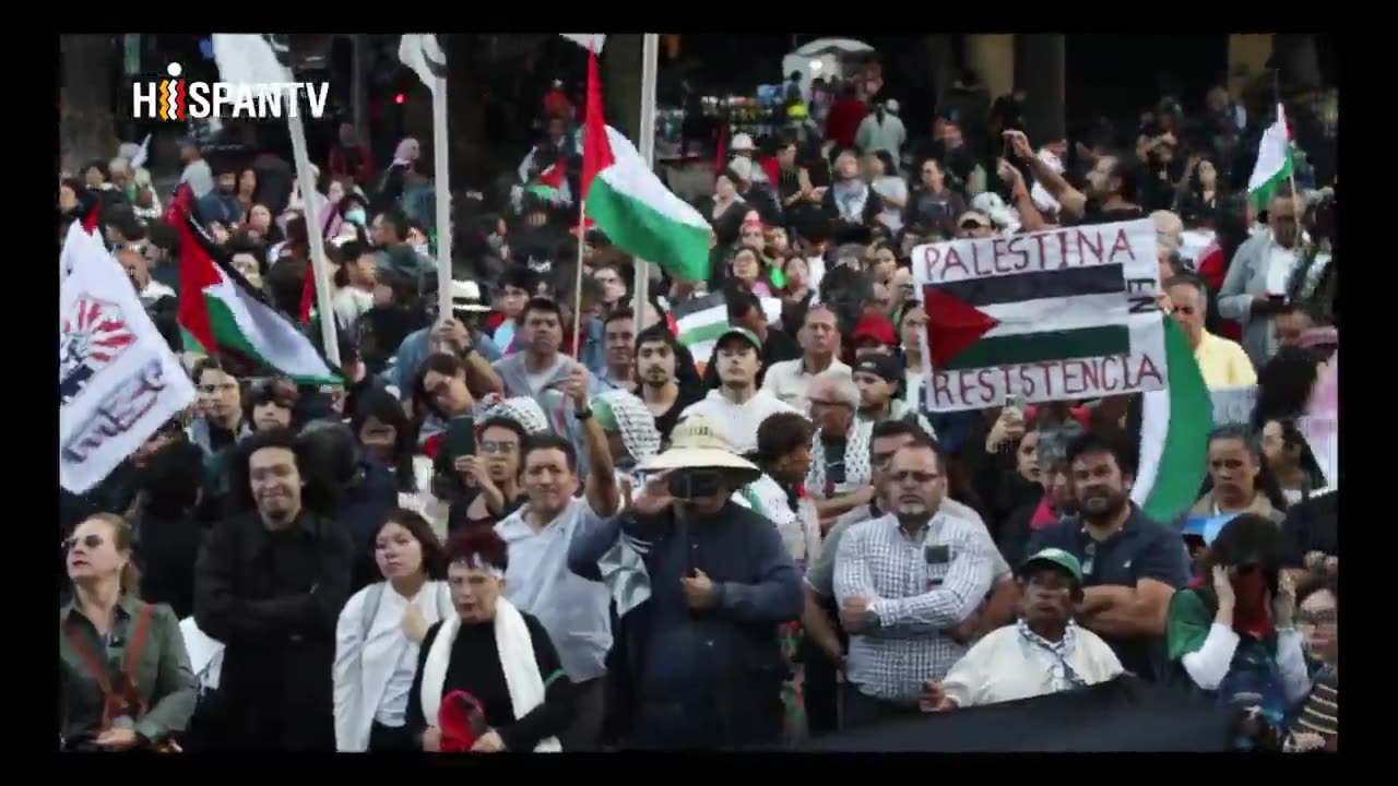 Cientos marchan en México a dos años del inicio del genocidio en Gaza