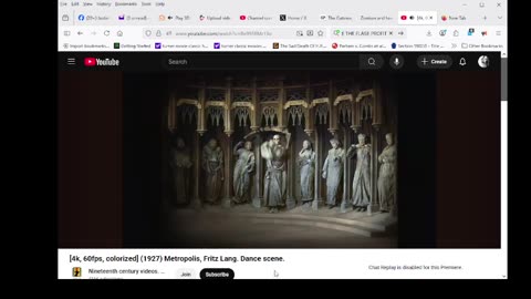 [4k, 60fps, colorized] (1927) Metropolis, Fritz Lang. Dance scene.