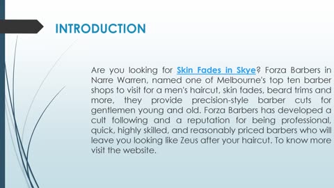 Are you looking for Skin Fades in Skye?