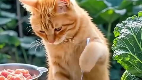 Cat Cooking Food | Funny and Adorable Kitchen Moments