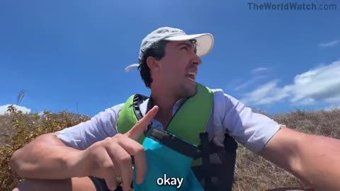 YouTuber Tyler Oliveira snuck onto Epstein’s island.