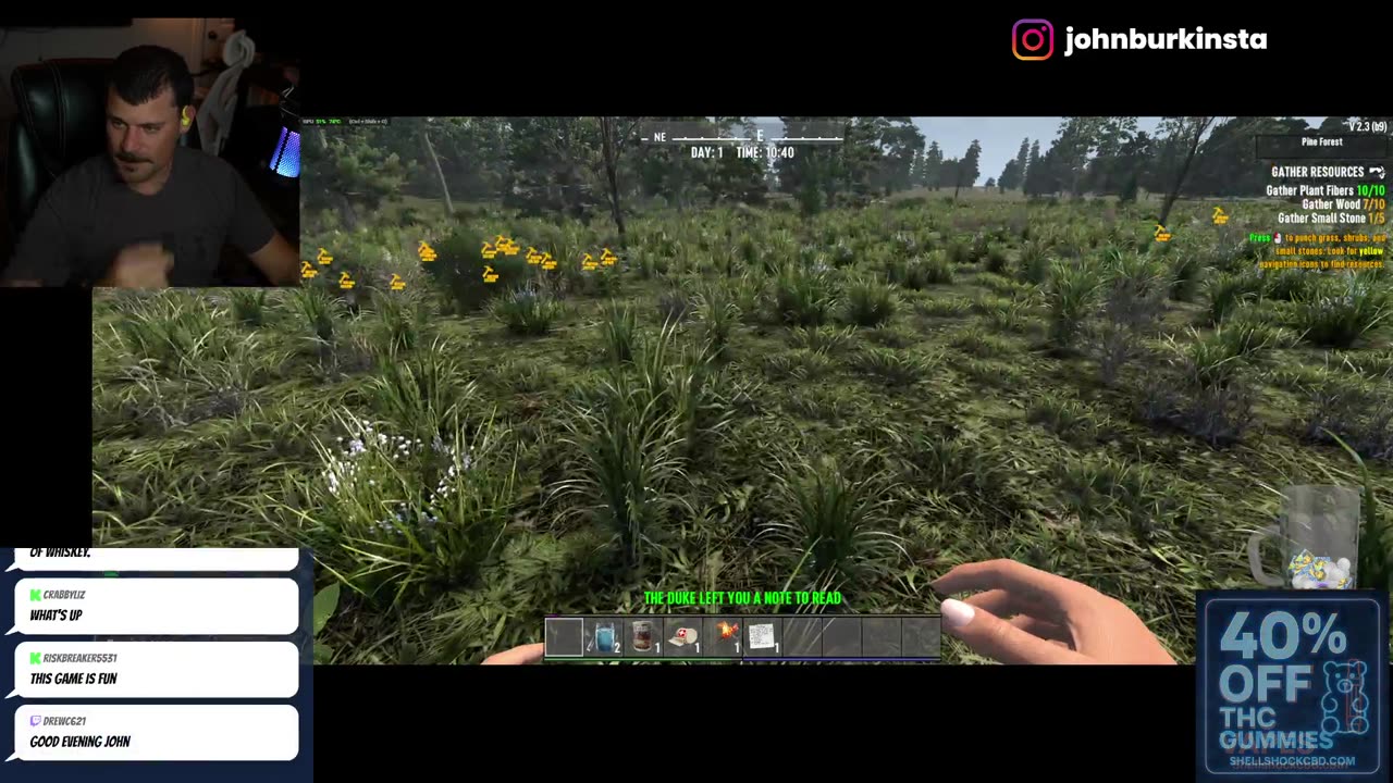 Join us for 7 Days to Die. All are welcome. Ask for Discord.