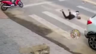 😂🚶‍♂️ Crossing the Street Just Got a Whole Lot More Interesting! | FunFM
