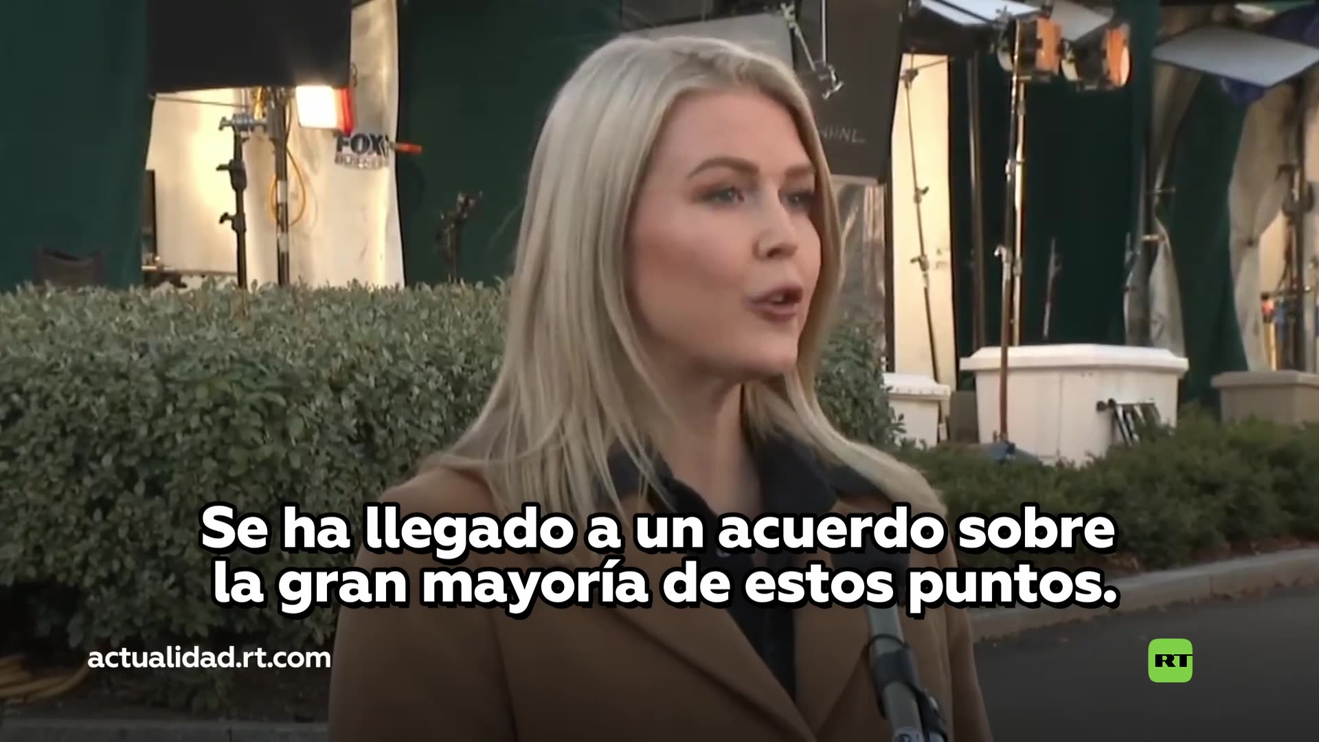 La Casa Blanca revela el estado de las negociaciones con Kiev sobre el plan de paz