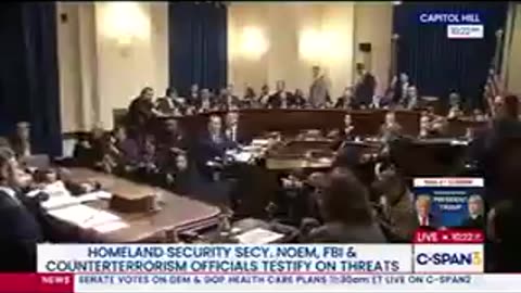 Protester Dressed as Catholic Cardinal Interrupts Kristi Noem’s Opening Statement on Capitol Hill