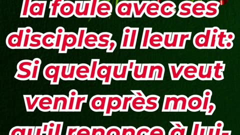 « Prendre sa croix et suivre Jésus » Marc 8:34.#shortvideo #youtubeshorts #shorts #ytshorts #reels