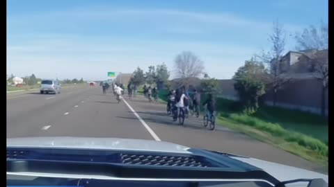 Newest Trend: Kids Riding Bikes in Highways