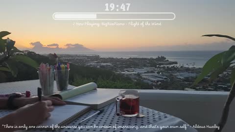 QUICK 30 MIN STUDY WITH ME 🌅 Calm Piano 🎹