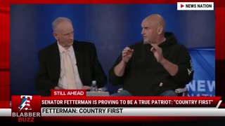 Senator Fetterman Is Proving To Be A True Patriot: "Country First"