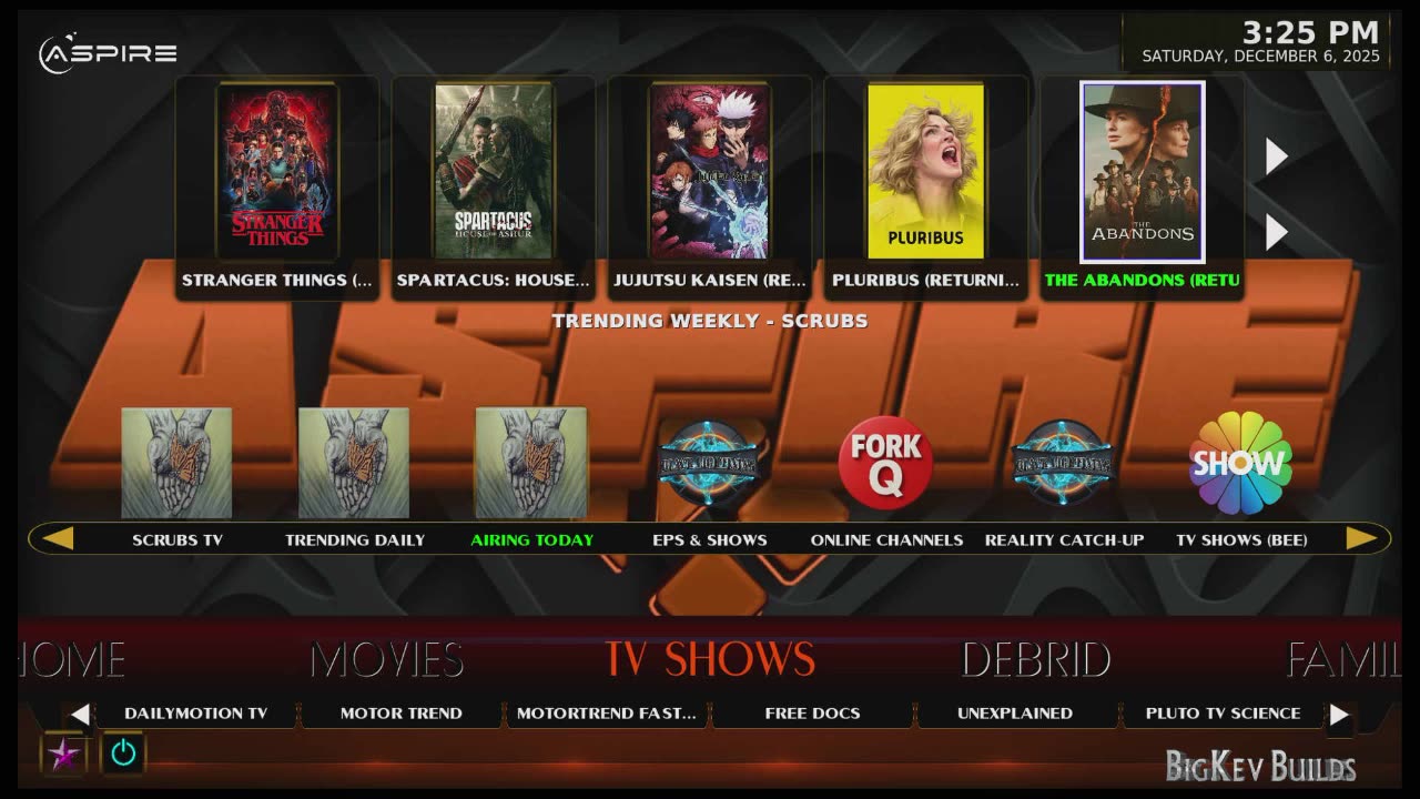 How to install the Aspire Kodi Build from DDMC Kodi Fork