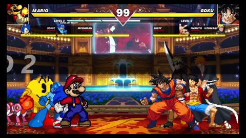 [REQUESTED] #066: Mario, Sonic, Mega Man & Pac-Man Vs Goku, Naruto, Luffy & Ichigo [Feat. FireBrand]