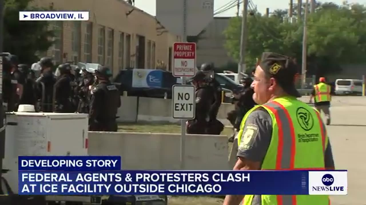 Protesters clash with federal agents in Chicago as ICE raids continue