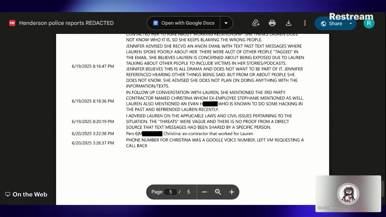 let's take a look at Hidden True Crime's Stalker "Evidence"