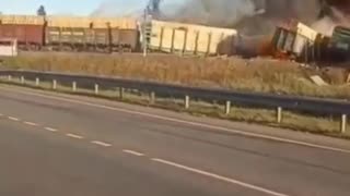 Russians said that the incident that occurred at the railway crossing near the Belarusian