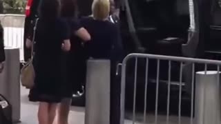 Last time HRC seen in public