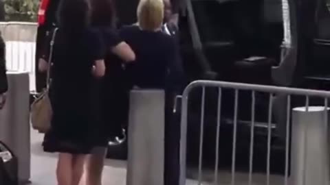 Last time HRC seen in public