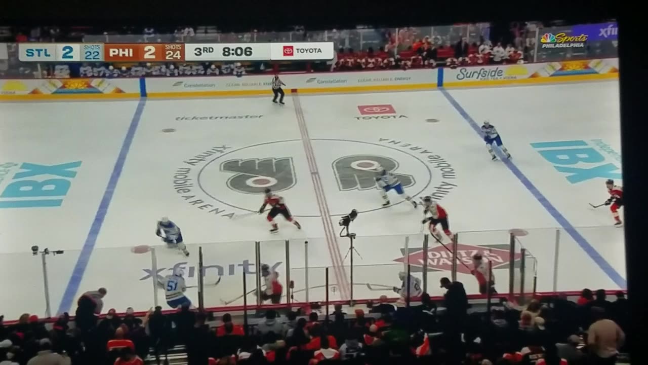 STL vs PHI - Flyers Tied 2-2